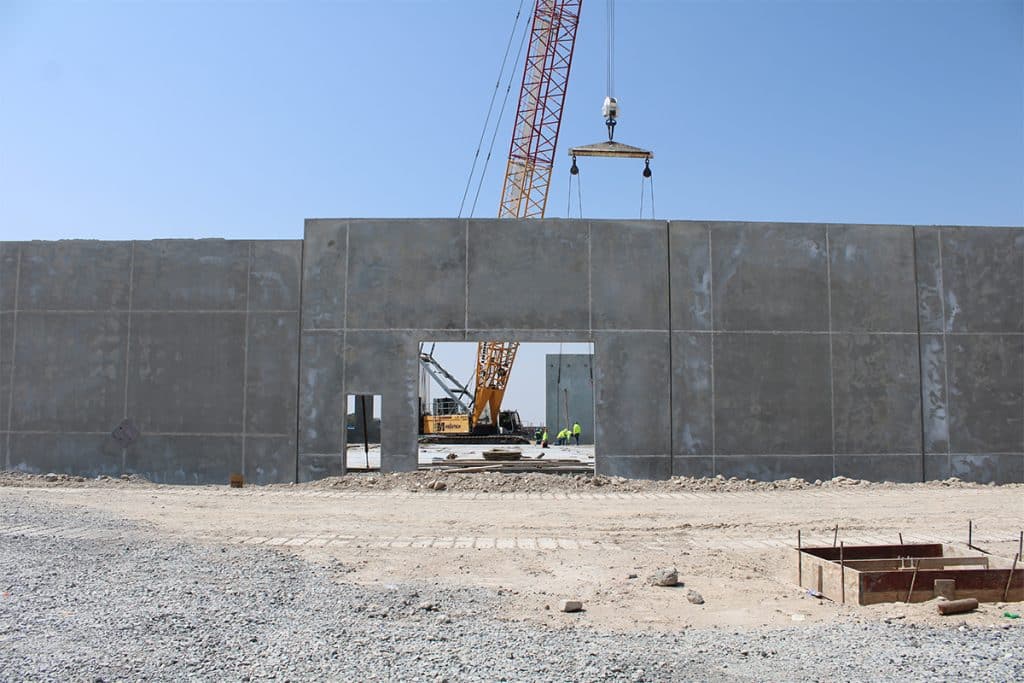 commercial construction of Ford Performance