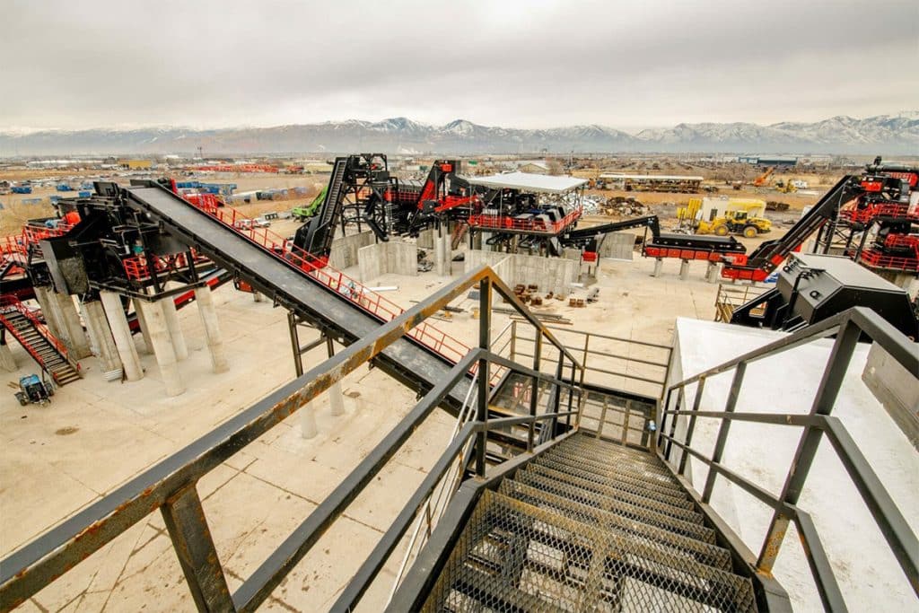 metro recycling commercial build in utah