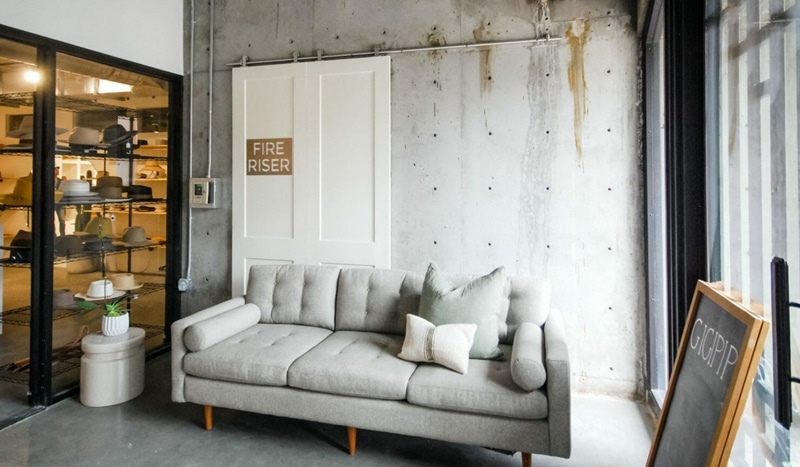 tenant improvement for commercial building entrances and waiting rooms